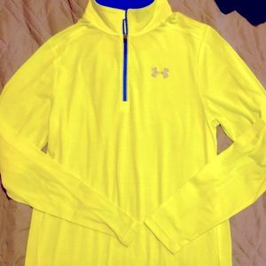 Like New Neon Underarmour Quarter Zip